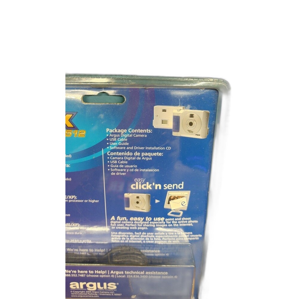 NEW FACTORY SEALED Argus DC1512 Digital Camera - Silver - Picture 5 of 10